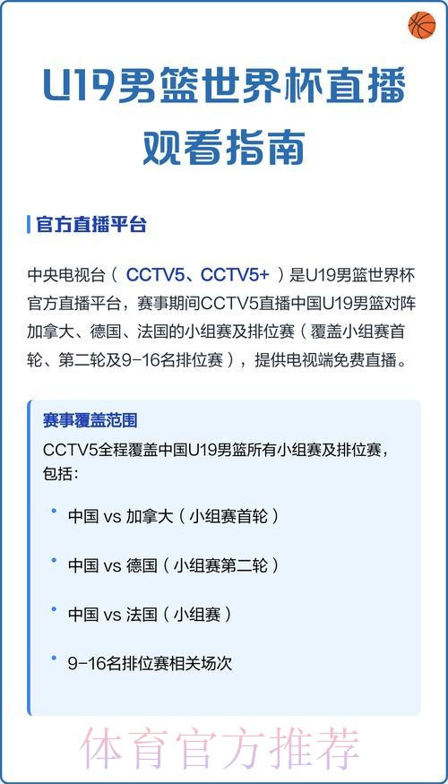 2026年男篮世界杯直播观看指南 2026年男篮世界杯直播观看指南